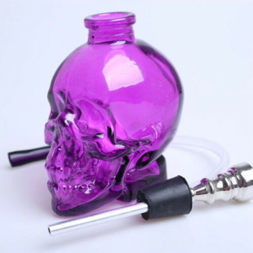 3.4''H Purple Glass Water