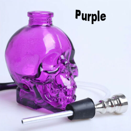 3.4''H Purple Glass Water